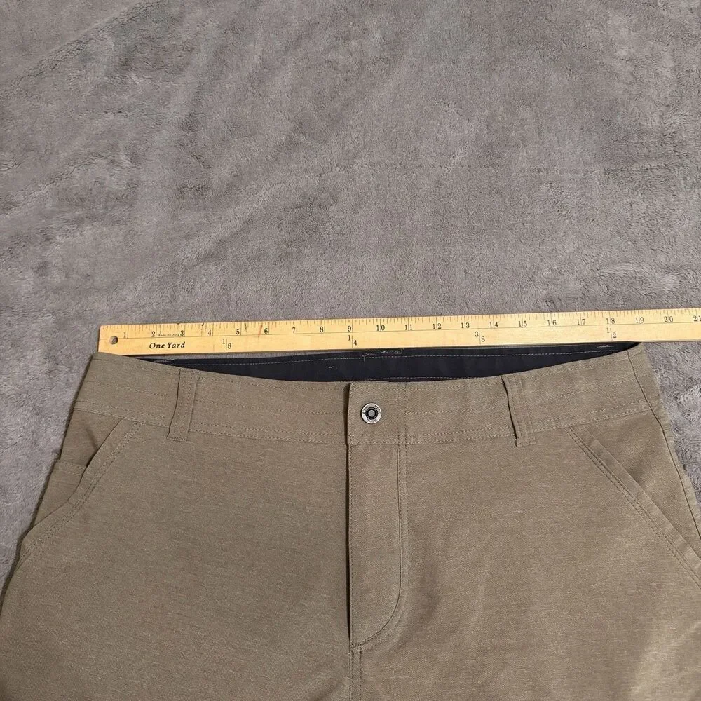 Kuhl Men’s Shift Amphibia Outdoor Athleisure Shorts Size 38 In Taupe Quick Dry